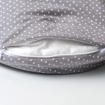 Träumeland baby sleeping bag LIEBMICH Pünktchen grau