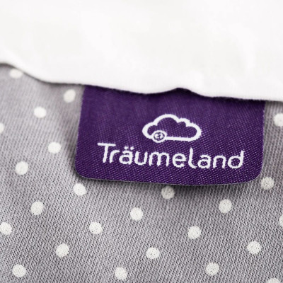 Träumeland baby sleeping bag LIEBMICH Pünktchen grau