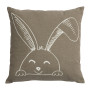 Lifetime square cushion rabbit, Happy Rabbit