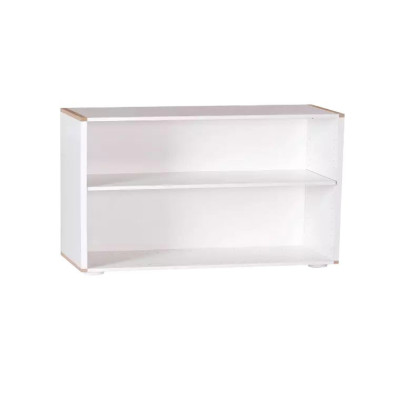 Manis-h wide shelf with 1 shelf Snow white