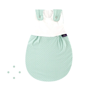 Träumeland Sac de couchage pour bébés LIEBMICH Pünktchen mint