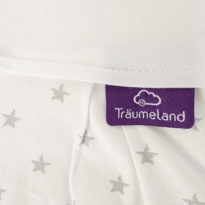 Träumeland baby sleeping bag LIEBMICH Sternchen grau