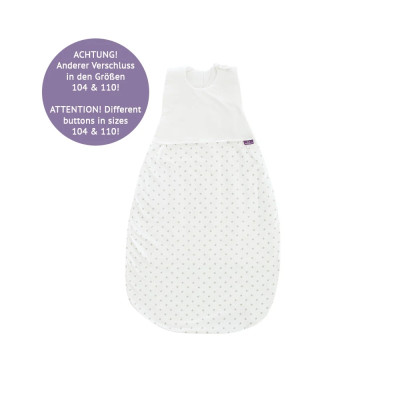 Träumeland baby sleeping bag LIEBMICH Sternchen grau