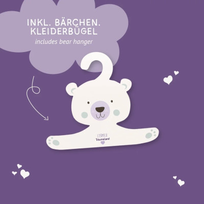 Träumeland Sac de couchage pour bébés LIEBMICH Sternchen grau