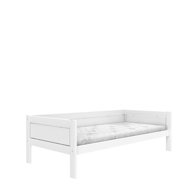 Letto base Lifetime 90x200 cm con telaio a doghe a rullo bianco