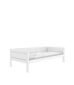 Letto base Lifetime 90x200 cm con telaio a doghe a rullo bianco