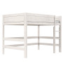 Lifetime Mid-Sleeper Bed 120 cm Deluxe Slatted Base with 28 Slats Whitewash