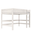 Lifetime Mid-Sleeper Bed 120 cm Deluxe Slatted Base with 28 Slats Whitewash