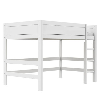 Lifetime Mid-Sleeper Bed 120 cm Deluxe Slatted Base with 28 Slats White