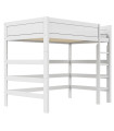 Lit superposé Lifetime Kidsrooms 120 cm, sommier à rouleau premium avec 23 lattes, white