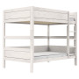 Lit superposé Lifetime Kidsrooms 120 cm, sommier à rouleau premium avec 23 lattes, whitewash