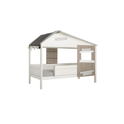 Lifetime Kidsrooms The Hideout 90x200cm avec sommier, whitewash