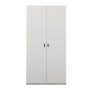 Armoire 2 portes Lifetime, 100 cm de large avec 2 portes et division blanche