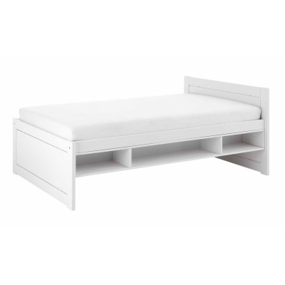 Module de rangement Lifetime pour lit superposé 90 / 120 cm Whitewash