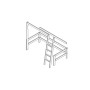 Lifetime conversion kit to loft bed 46402/464021 with sloping ladder white