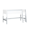 Lifetime conversion kit to half-height bed with sloping ladder white