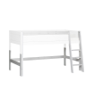 Lifetime conversion kit to half-height bed with sloping ladder whitewash