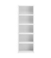 Lifetime shelf with 4 shelves H 197 x W 66,6 x D 35 cm White