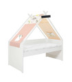 Lifetime Cool Kids letto a castello con teepee unicorno bianco