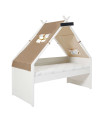 Lifetime Cool Kids bunk bed with tipi surf white