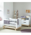 Lifetime - Chambre Bébé Complète Lit Bébé Junior 70 x 140cm