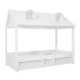 Vita 2 in 1 letto Beachhouse con pavimento a rullo bianco