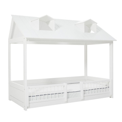 Vita 2 in 1 letto Beachhouse con pavimento a rullo bianco