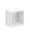 Lifetime box for rolls or as wall shelf White lacquered