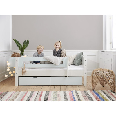 Manis-h Kinderbett MIMER 90 x 200 cm Snow white