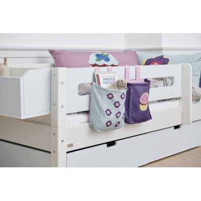 Manis-h Kinderbett MIMER 90 x 200 cm Snow white