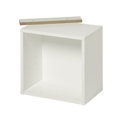 Manis-h small shelf in 2 pegs selectable Snow white