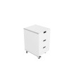 Manis-h chest of drawers with 3 drawers Snow white