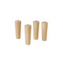 Manis-h 4 beech feet for shelf, chest of drawers and cupboard