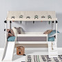 Lifetime bunk bed Climb & Slide with Deluxe Slatted Frame Wild Land white