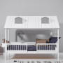 Lifetime 2 in 1 letto Beachhouse V2 con struttura a doghe deluxe bianca