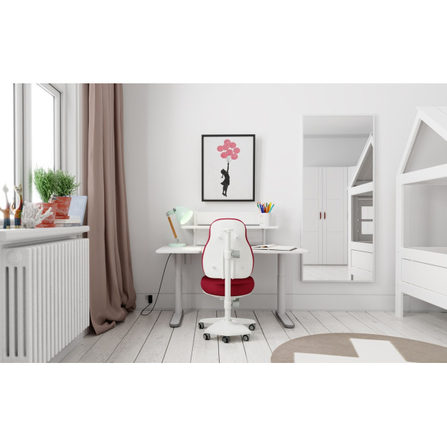 Red kids desk chair hot sale