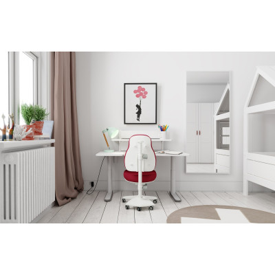 Sedia da ufficio per bambini Lifetime Ergo Rosso scuro Grigio