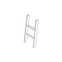 Lifetime small ladder, 2 steps, for Hangout white