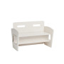 Manis-h FLIP Vip Bank - Fantastic Bench for Kids White Wash