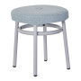 Lifetime Chill stool with upholstered seat frosted blue