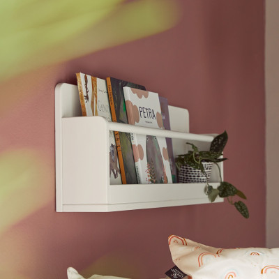 Lifetime Bookcase White Lacquered