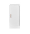 Lifetime All in one small locker with door, shelf and clothes rail white