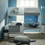 Lifetime Hüttenbett corner mit Sitzbank und Rollboden weiss - Ocean Life