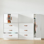 Lifetime ALL-IN-ONE SET 16 large locker with drawers white