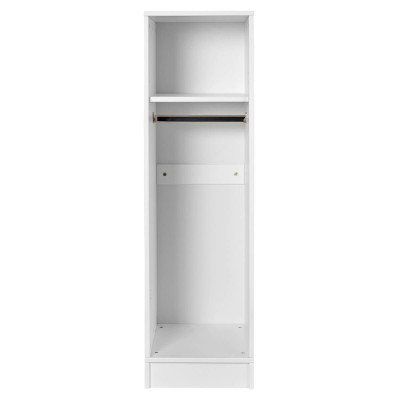 Lifetime All in one large locker with door, shelf and clothes rail white