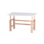 Manis-h desk Höhn adjustable with tilting function 115x65cm Snow white