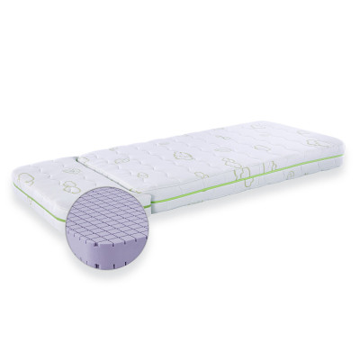 Träumeland Matelas junior Full Moon Wood 90 x 160 x 15 + 90 x 40 x 15 cm