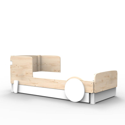 Letto singolo Mathy by Bols Discovery 226 cm x 100 cm bianco