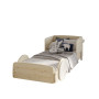 Letto singolo Mathy by Bols Discovery 226 cm x 100 cm bianco