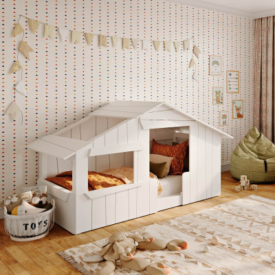 Mathy by Bols Tree House Cabanes Montessori School 120 cm, white